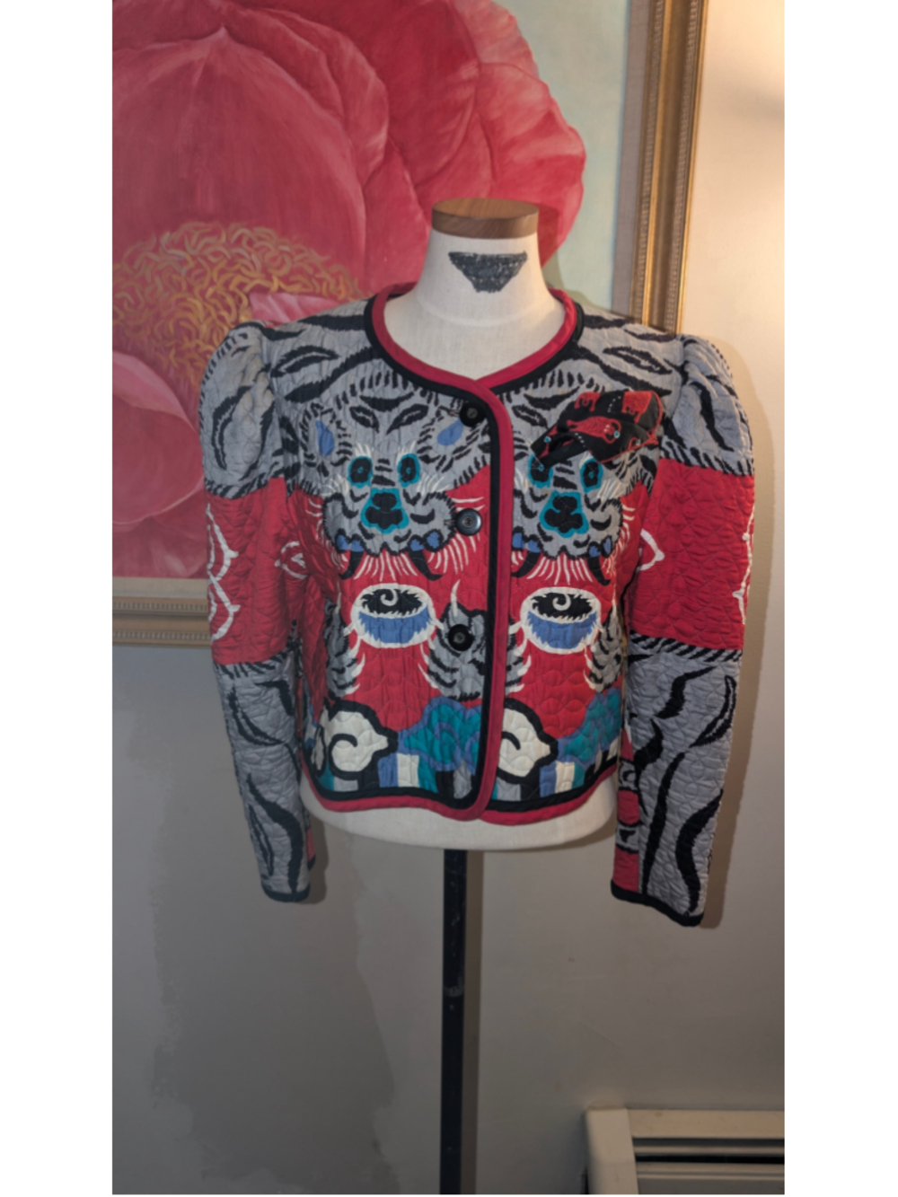 Vintage 80s Jeanne Marc quilted Jacket